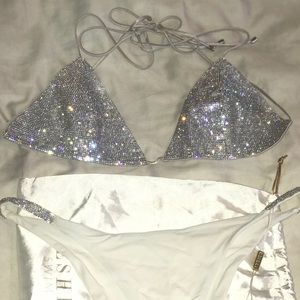 Meshki Diamanté Bikini Top